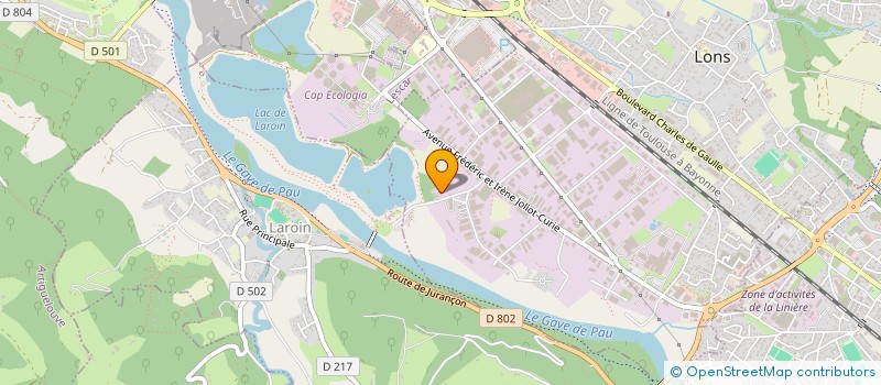 localisation de l'entreprise A.B.C à LONS