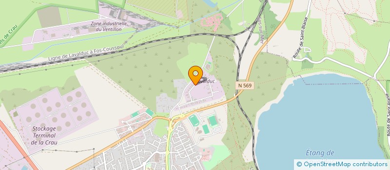 localisation de l'entreprise A B C  FOS-SUR-MER