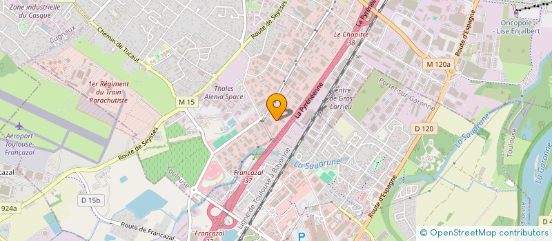 localisation de l'entreprise A.B.C. à TOULOUSE