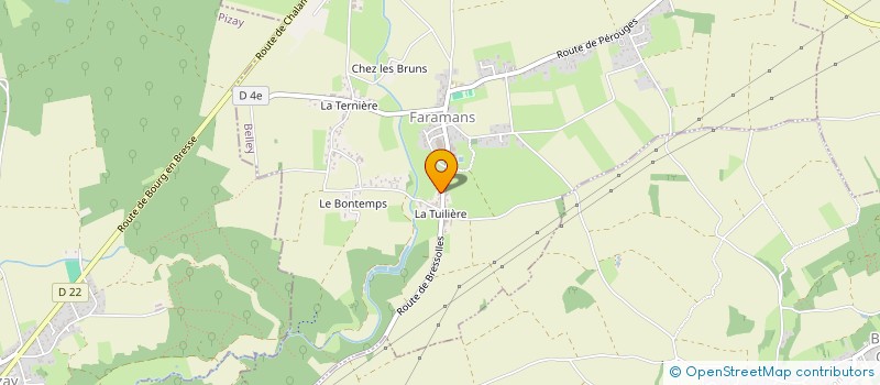 localisation de l'entreprise A B C  FARAMANS