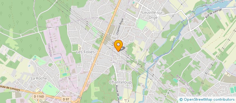 localisation de l'entreprise A B C  LEUVILLE-SUR-ORGE