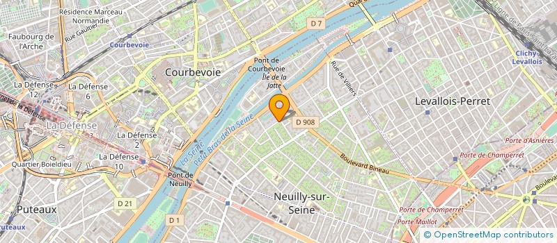 localisation de l'entreprise A B C à NEUILLY-SUR-SEINE