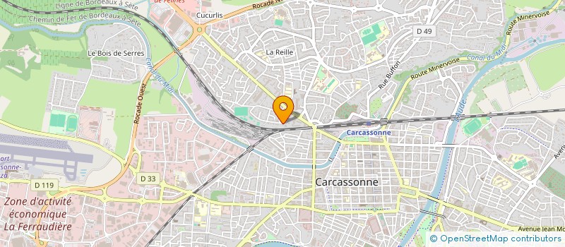 localisation de l'entreprise A B C à CARCASSONNE
