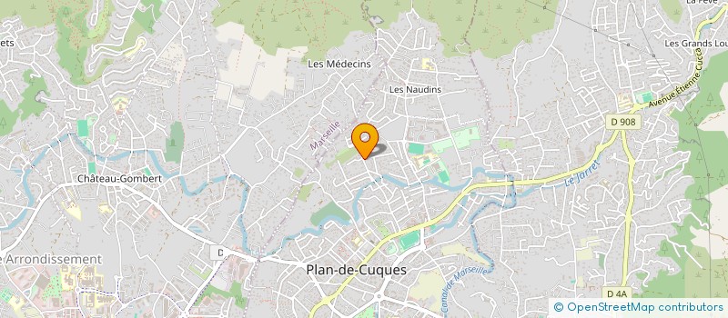 localisation de l'entreprise A.B.C  PLAN-DE-CUQUES