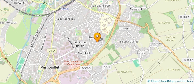 localisation de l'entreprise A.B.C. - ACADEMIE DE BOXE CITOYENNE à LURAY