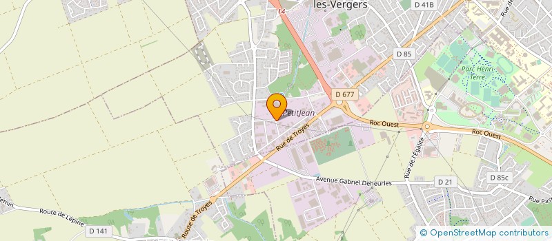 localisation de l'entreprise A.B.C. BATIMENT à SAINT-ANDRE-LES-VERGERS
