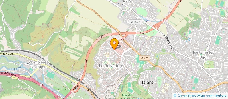 localisation de l'entreprise A.B.C.D.  TALANT