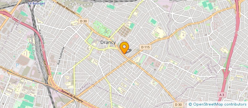 localisation de l'entreprise A B C D à DRANCY