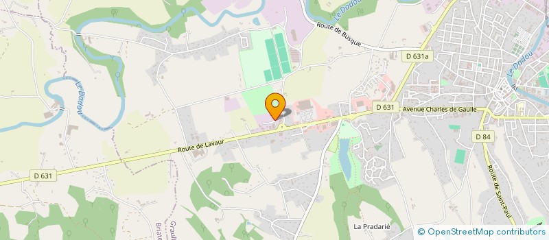 localisation de l'entreprise A.B.C.D. DEMENAGEMENTS  GRAULHET