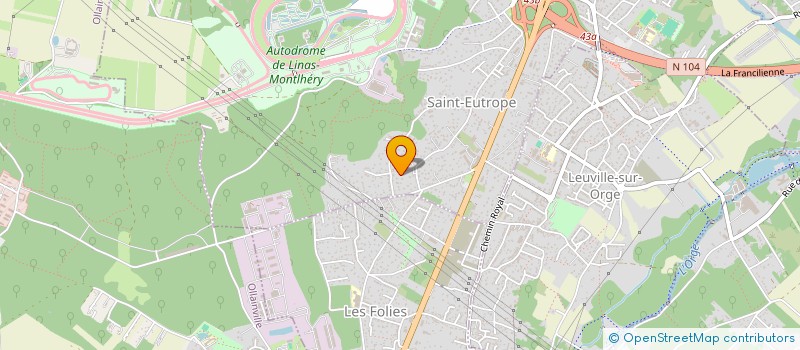 localisation de l'entreprise A.B.C.D.ECO  LINAS