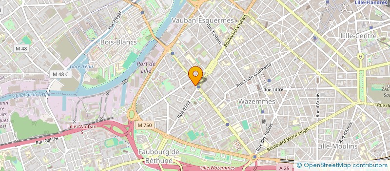 localisation de l'entreprise A.B.C.D FORMATION ARCHIT BAT CONS DEVELO à LILLE