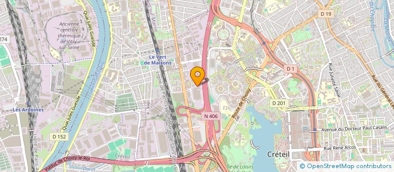 localisation de l'entreprise A.B.C.D. IMMOBILIER PROMOTION à CRETEIL