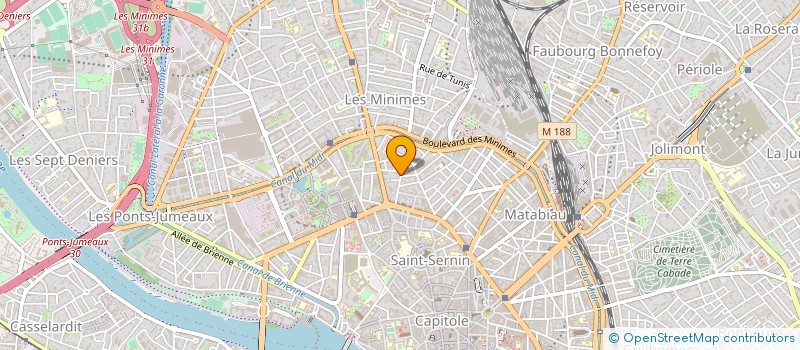 localisation de l'entreprise A.B.C. DEM à TOULOUSE