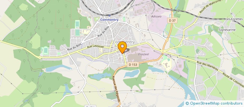 localisation de l'entreprise A B C DENTAIRE à COMMENTRY