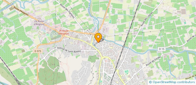 localisation de l'entreprise A. B. C DU MENUISIER  CAVAILLON