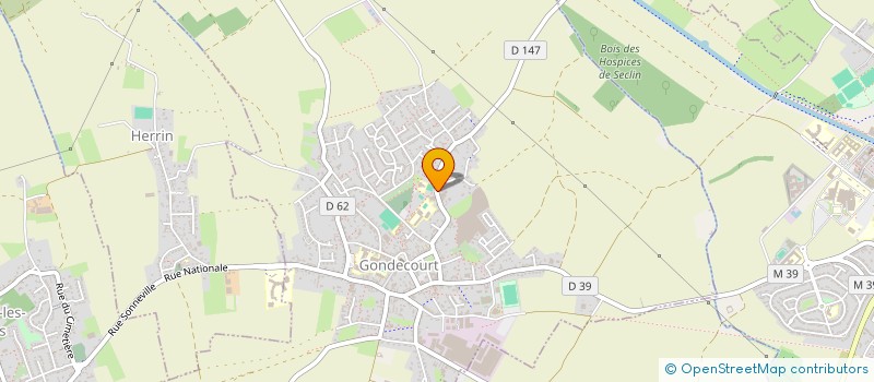 localisation de l'entreprise A.B.C - ESPRIT CARRELAGE  GONDECOURT