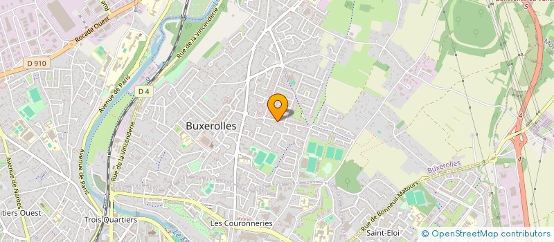 localisation de l'entreprise A.B.C. GOURMANDISES EURL à BUXEROLLES