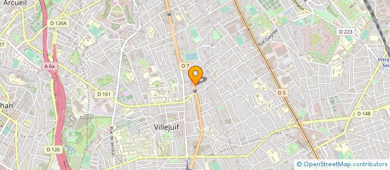 localisation de l'entreprise A.B.C.I. THIAIS à VILLEJUIF