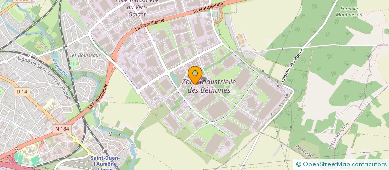 localisation de l'entreprise A B C INTERNATIONAL  SAINT-OUEN-L'AUMONE