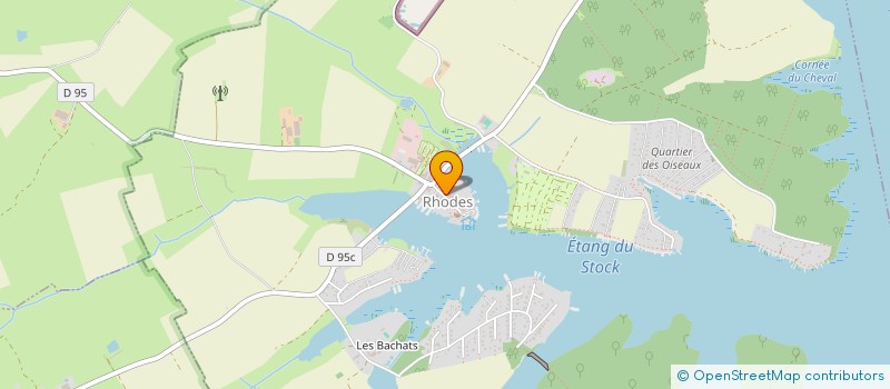 localisation de l'entreprise A.B.C. LOCATION VENTE  RHODES