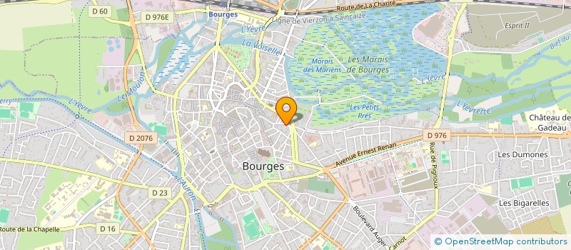 localisation de l'entreprise A.B.C. MEUNIER  BOURGES