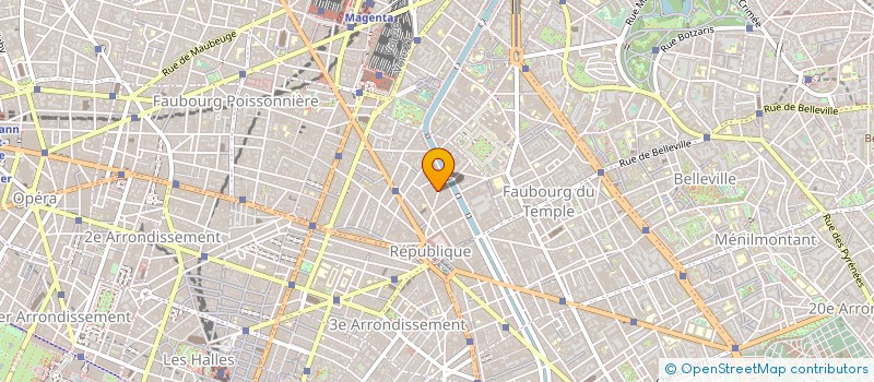 localisation de l'entreprise A B C T à PARIS