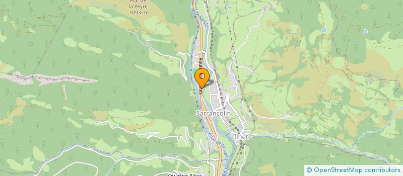 localisation de l'entreprise A B C T P 65  SARRANCOLIN