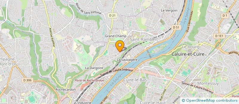 localisation de l'entreprise A.B.C TERRE  LYON