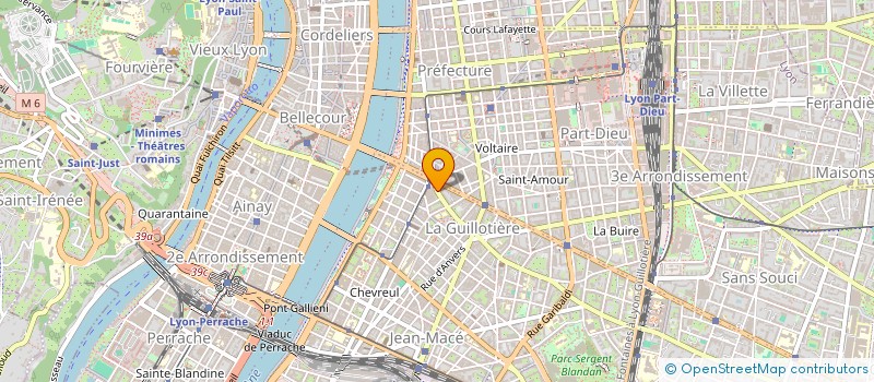 localisation de l'entreprise A.B.C. TRANSPORTS à LYON