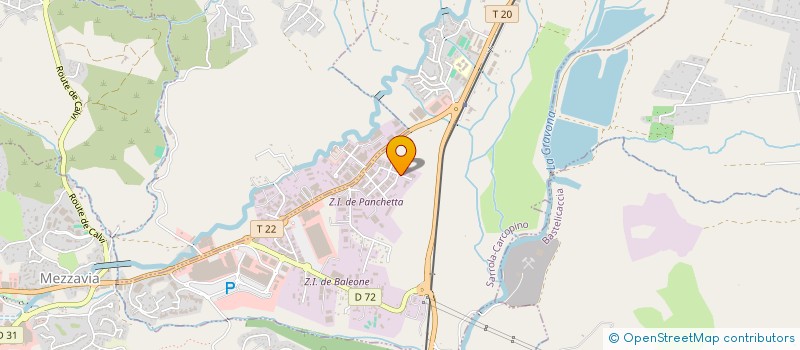 localisation de l'entreprise A B CARROSSERIE à SARROLA-CARCOPINO