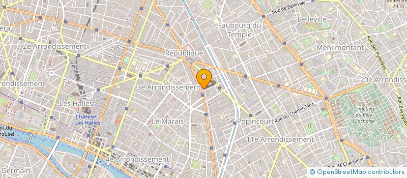 localisation de l'entreprise A.B COLORATION à PARIS