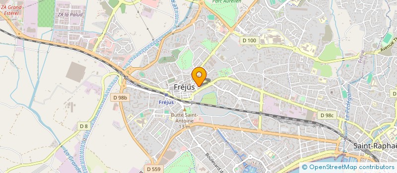 localisation de l'entreprise A B COMMUNICATIONS à FREJUS