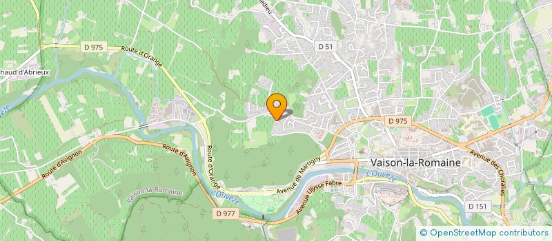 localisation de l'entreprise A B CONCEPT à VAISON-LA-ROMAINE
