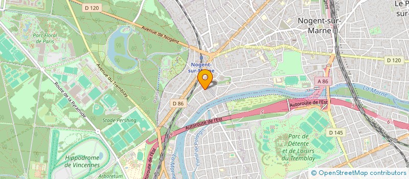localisation de l'entreprise A+B CONCEPT à NOGENT-SUR-MARNE