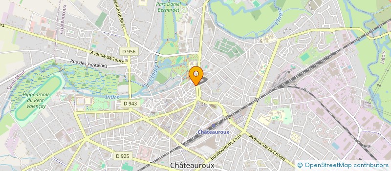 localisation de l'entreprise A.B.CONSEIL à CHATEAUROUX