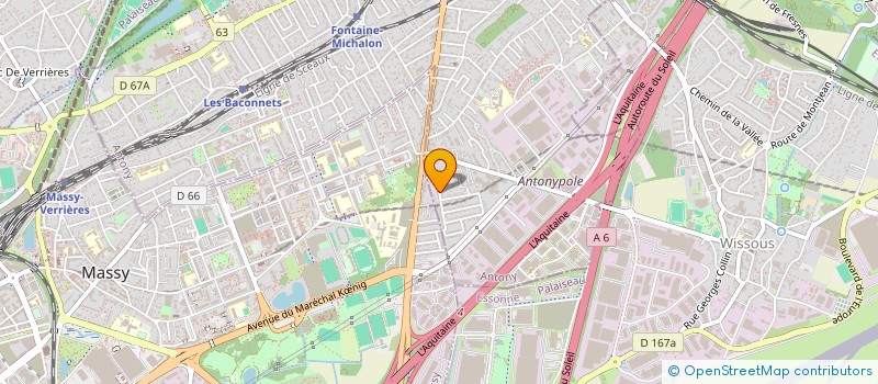 localisation de l'entreprise A.B. CONSEILS ET GESTION à ANTONY