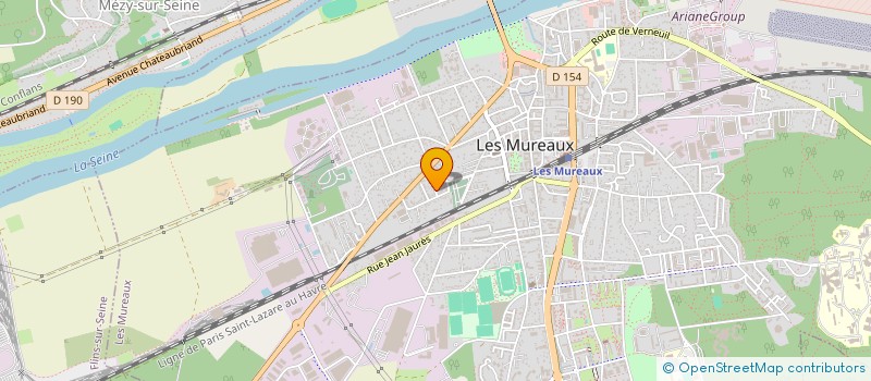 localisation de l'entreprise A.B CONSEILS S.A.S à LES MUREAUX