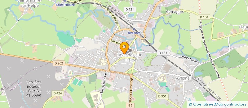 localisation de l'entreprise A.B.CONSULTING à AVESNELLES