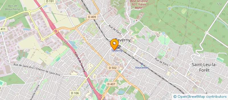 localisation de l'entreprise A.B CONSULTING  TAVERNY