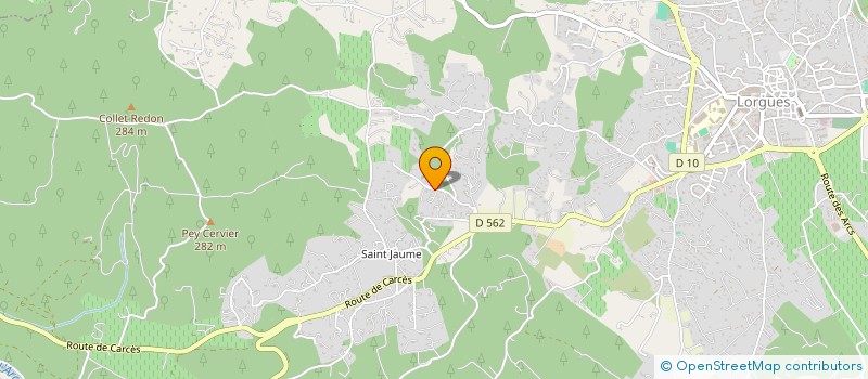 localisation de l'entreprise A B CUISINES SERVICES à LORGUES