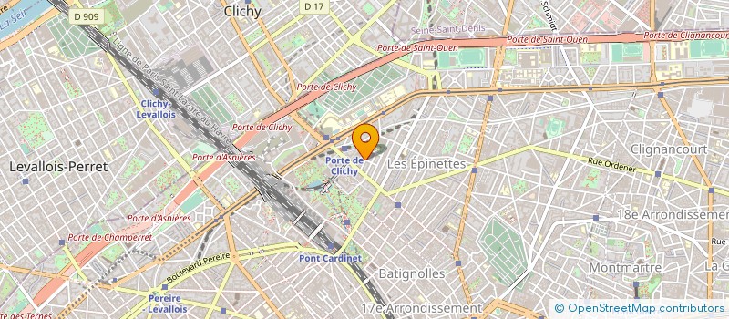 localisation de l'entreprise A.B.D - ATELIERS DU BATIMENT ET DE LA DECORATION  PARIS