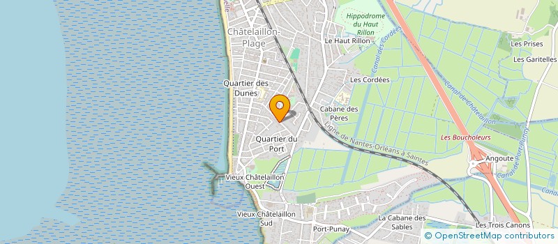 localisation de l'entreprise A.B. & D.B. CONSEIL à CHATELAILLON-PLAGE