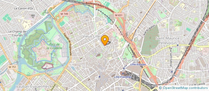localisation de l'entreprise A B D D à LILLE