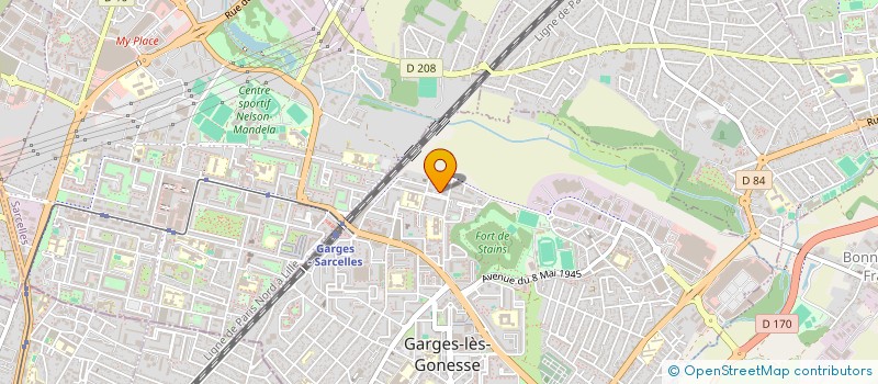 localisation de l'entreprise A.B.D.I à GARGES-LES-GONESSE