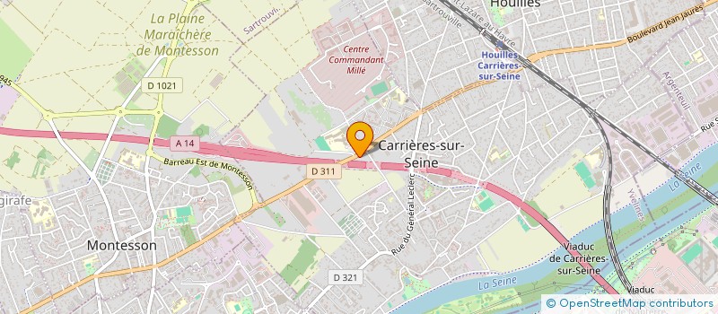 localisation de l'entreprise A.B.D.M à CARRIERES-SUR-SEINE