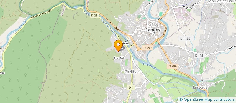 localisation de l'entreprise A&B DES CEVENNES à CAZILHAC