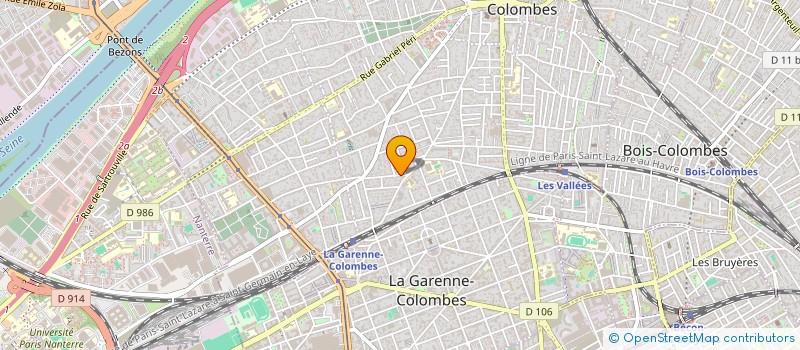 localisation de l'entreprise A B DES CHAVONNES  COLOMBES