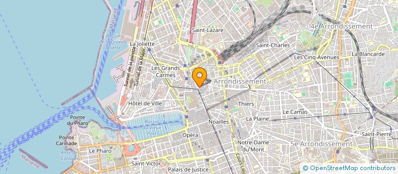 localisation de l'entreprise A.B. DIFFUSION à MARSEILLE