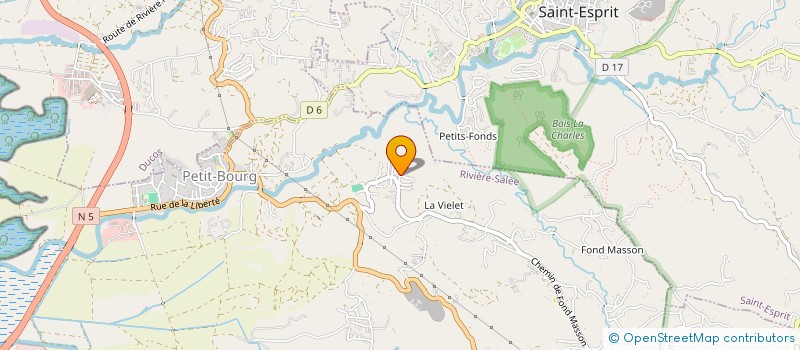 localisation de l'entreprise A.B.DISTRIBUTION SARL à RIVIERE-SALEE