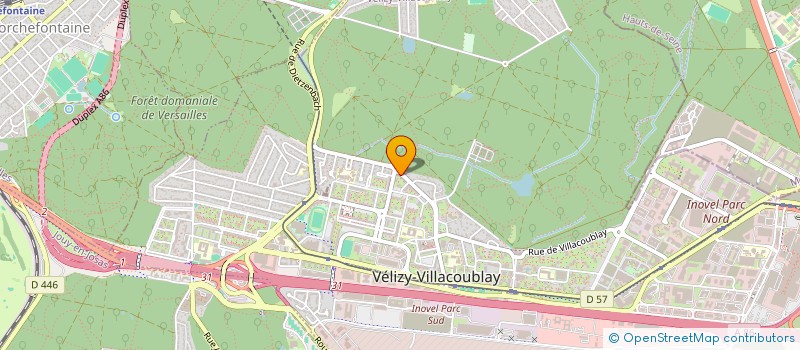 localisation de l'entreprise A B DRIVE  VELIZY-VILLACOUBLAY